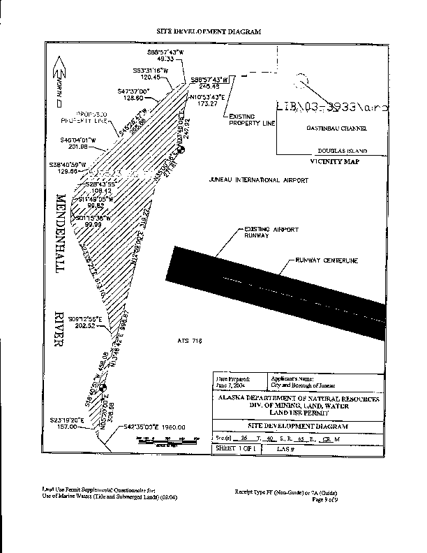 JNU Airport Tidelands Transfer Map - Sheet 1 of 2